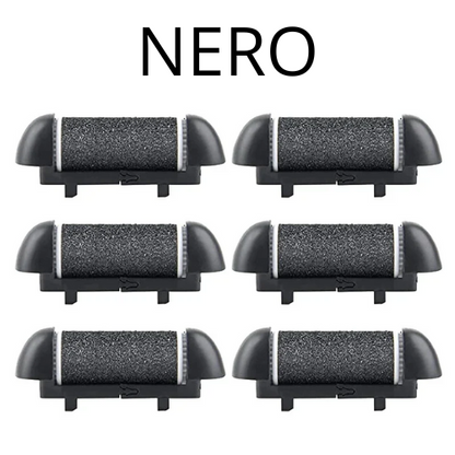 6PCS NEW Foot Care Tool Heads Pedicure Hard Dead Skin Callus Remover Refills Replacement Rollers Electric Foot File