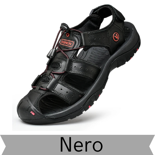 Summer Men Sandals Genuine Leather Mens Casual Shoes Outdoor Men Leather Sandals for Men Beach Shoes Roman Shoes Plus Size 38-48