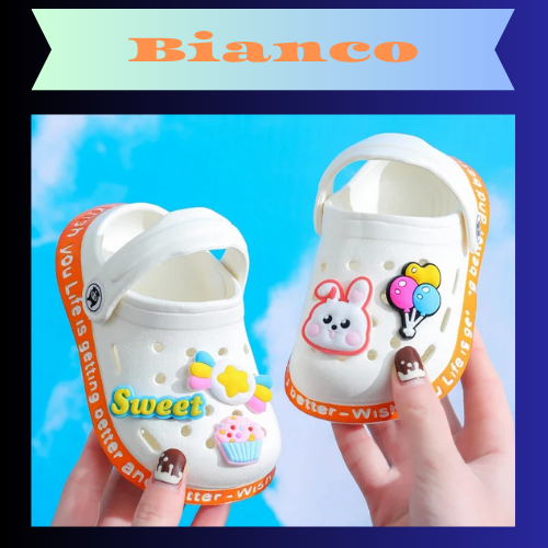 Summer Kids Sandals Hole Children's Shoes Slippers Soft Anti-Skid Cartoon DIY Design Hole Baby Shoes Sandy Beach For Boys Girls