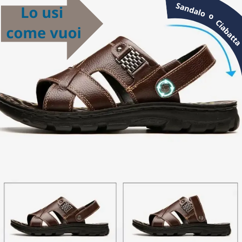 Men's Sandals Summer Beach Shoes New Style Car Outer Wear Non-Slip Deodorant Soft Bottom Durable Two-Use Father Son Sandals