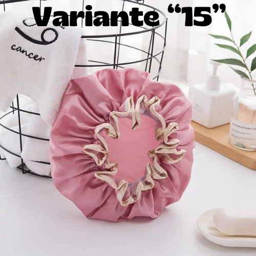 Waterproof Bath Hat Bathroom Shower Hair Cover Women Supplies Shower Cap Adult Shower Bath Bathing Caps Bathroom Accessories