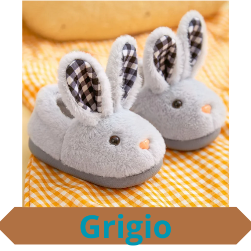 Children Indoor Slippers Winter Warm Cotton Shoes Kids Home Floor Slippers Cartoon Rabbit Anti-slip Boys Girls Plush Footwear