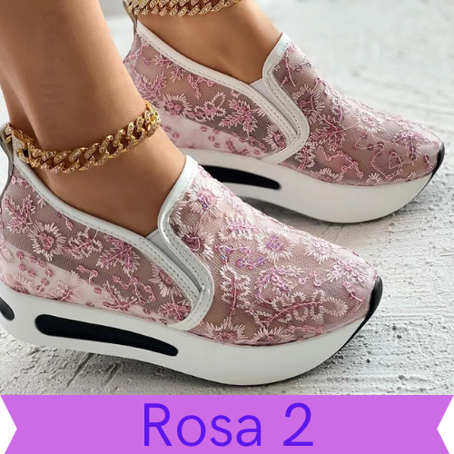 Scarpe da ginnastica estive in rete da donna. Scarpe sportive, traspiranti, casual. La scelta ideale per chi cerca comfort, leggerezza e praticità abbinati allo stile.