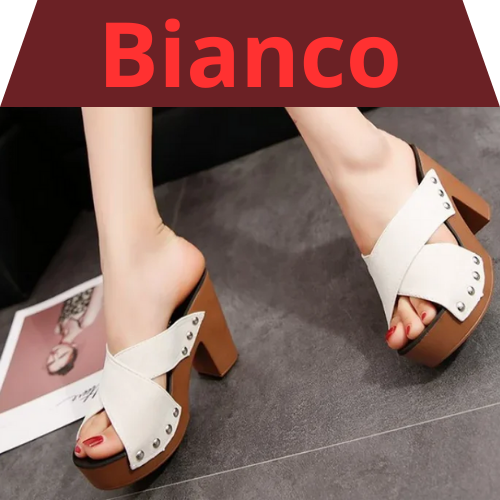 Summer Women Sandals Square High Heel Platform Flock Casual Rivet Pumps Peep Toe Female Elegant Ladies Shoes Zapatos De Mujer