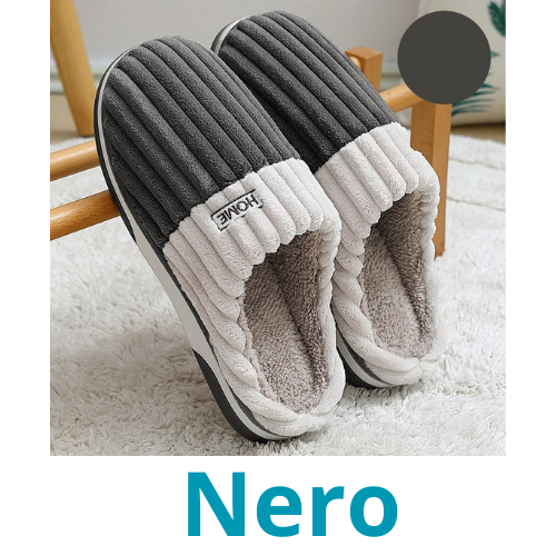 Litfun Fur Fluffy Men Slippers Winter Warm Plush Indoor House Slippers Outdoor Non-slip Fashion Men Cotton Shoes Fuzzy Slippers