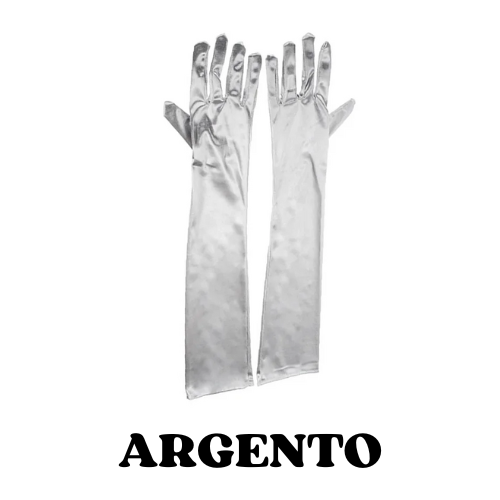 2024 Women's Evening Party Formal Gloves Solid Color Satin Long Finger Mittens forEvents Activities Red White Rose Color