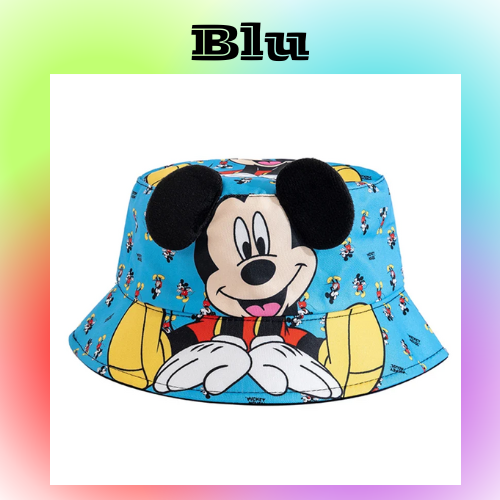 New Children's Mickey And Minne Bucket Hat Cartoon Cute Boys Girls Cap