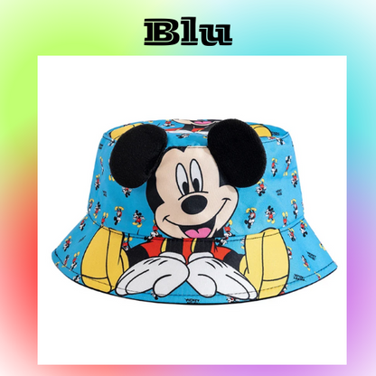 New Children's Mickey And Minne Bucket Hat Cartoon Cute Boys Girls Cap