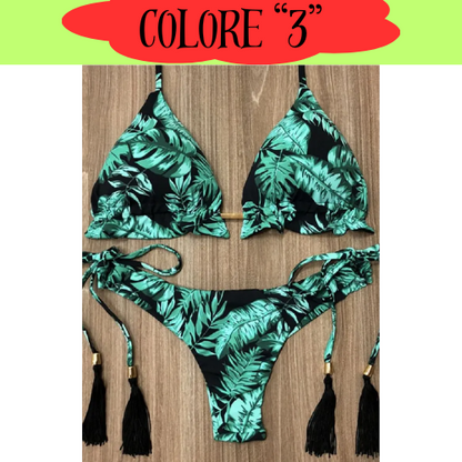 RUOTONGSEPT Sexy Print Bikinis Set Women Swimsuit Bandage Two-Piece Swimwear Brazilian Biquínis Beachwear Bathing Suit 2022 New