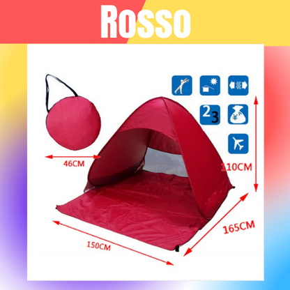 Hot Sale Quick Automatic Beach Tent Outdoor Beach Shade Sun Shelter Tent UPF50+ Portable Beach Canopy For Camping Fishing