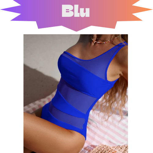 Sexy One shoulder Mesh Patchwork One-pieces Swimwear Women 2023 New Hollow Out High Cut Women's swimsuit Monokini Push Up Bikini