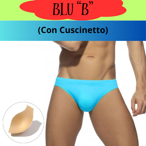 Men's Swim Mini Briefs beach pants Surfing Low-waist Sexy Surfboard Solid Color Swimwear Padded Push-up Swimming swimsuits