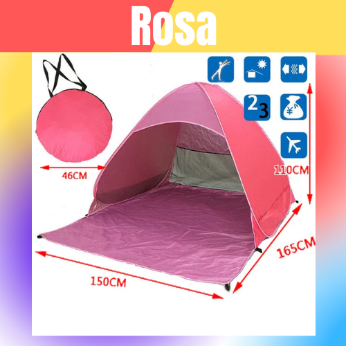 Hot Sale Quick Automatic Beach Tent Outdoor Beach Shade Sun Shelter Tent UPF50+ Portable Beach Canopy For Camping Fishing