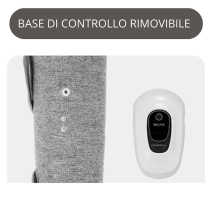 Electric Calf Massager with Heating Kneading Air Pressure Leg Massager Blood Circulation Leg Air Compression Massager Wireless