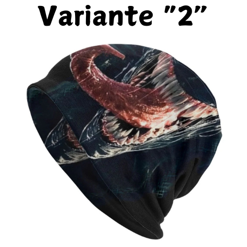 Alien Monster Villain Teeth Skullies Beanies Caps Unisex Winter Warm Knitted Hat Adult Venom Demon Bonnet Hats Outdoor Ski Cap