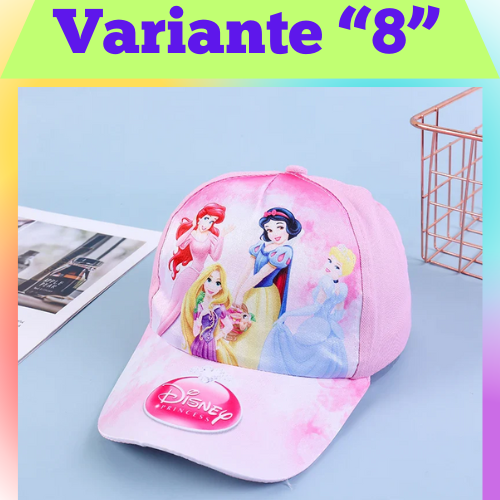 Disney New Anime Frozen Minnie Mouse Kids Brand Hat Boy Girl Travel Caps Spiderman Mickey Baby Caps Figure Gift Toys 3-8Y