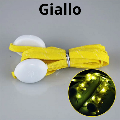 2Pcs LED Sport Luminous Shoelaces Glow Shoe Strings Round Flash Light Shoelaces Batteries No Tie Lazy Shoe Laces Party Decor