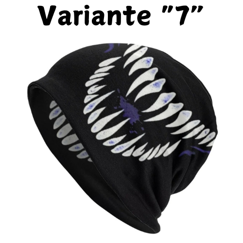 Alien Monster Villain Teeth Skullies Beanies Caps Unisex Winter Warm Knitted Hat Adult Venom Demon Bonnet Hats Outdoor Ski Cap