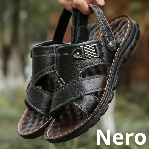 Men's Sandals Summer Beach Shoes New Style Car Outer Wear Non-Slip Deodorant Soft Bottom Durable Two-Use Father Son Sandals