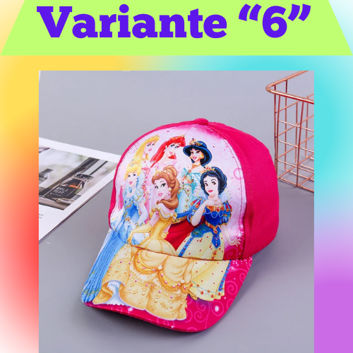 Disney New Anime Frozen Minnie Mouse Kids Brand Hat Boy Girl Travel Caps Spiderman Mickey Baby Caps Figure Gift Toys 3-8Y