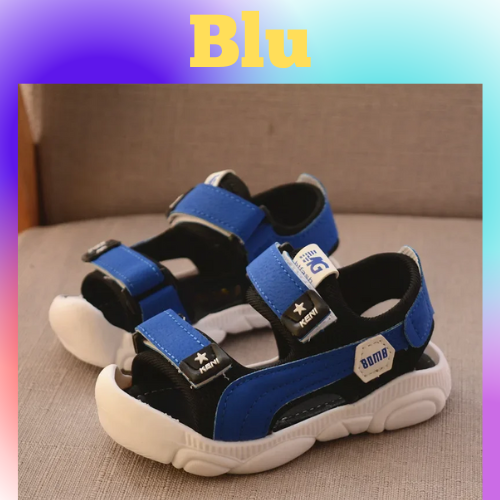 Summer new children barefoot sandals  boy soft bottom beach shoes anti-kick protection head toddler functional sandals