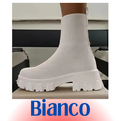 Stivaletto da donna autunno-inverno con plateau e tacco. Traspiranti, casual, leggeri. Comfort e stile: la scelta perfetta per ogni occasione.