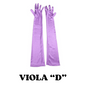 2024 Women's Evening Party Formal Gloves Solid Color Satin Long Finger Mittens forEvents Activities Red White Rose Color