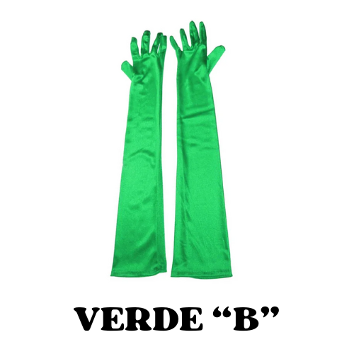 2024 Women's Evening Party Formal Gloves Solid Color Satin Long Finger Mittens forEvents Activities Red White Rose Color