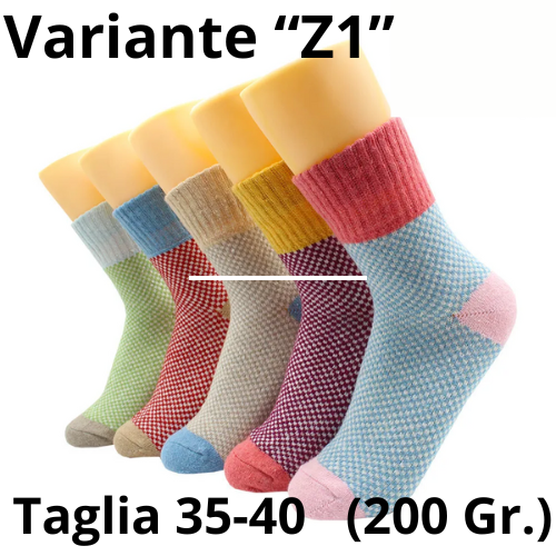 5 Pairs Winter Warmer Women Thicken Thermal Wool Cashmere Snow Socks Fashion Casual Euramerican National Wool Socks for Women