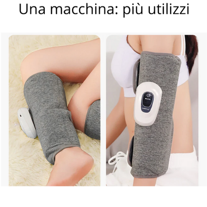 Electric Calf Massager with Heating Kneading Air Pressure Leg Massager Blood Circulation Leg Air Compression Massager Wireless