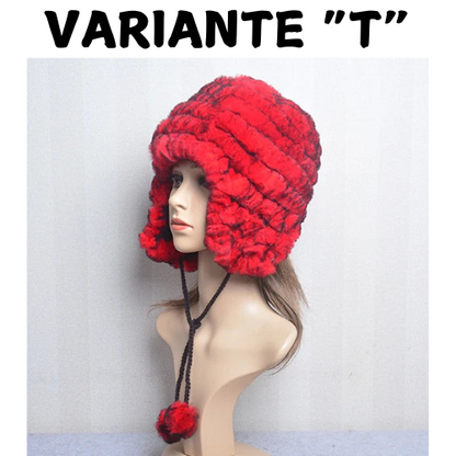 Winter Fur Caps Hats Beanies For Women Sew Stripes Real Rex Rabbit Fur Hat Cap Female Soft Warm Natural Fur Beanies Ladies