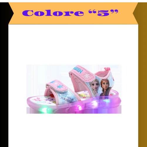 Disney children's shoes summer elsa girls mesh toe sandals beach shoes fashion ins frozen princess soft bottom led light sandals