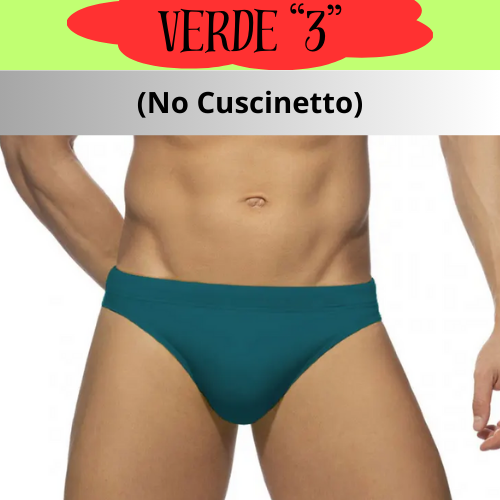 Men's Swim Mini Briefs beach pants Surfing Low-waist Sexy Surfboard Solid Color Swimwear Padded Push-up Swimming swimsuits