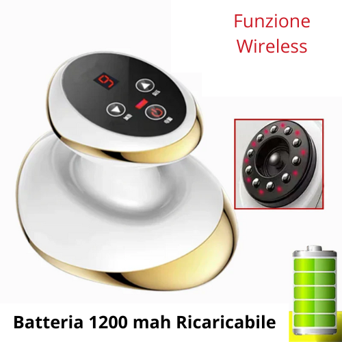 Home Electric Guasha Scraping Massage Cupping Body Massager Vacuum Cans Suction Cup Heating Fat Burner Anti-cellulite Massager