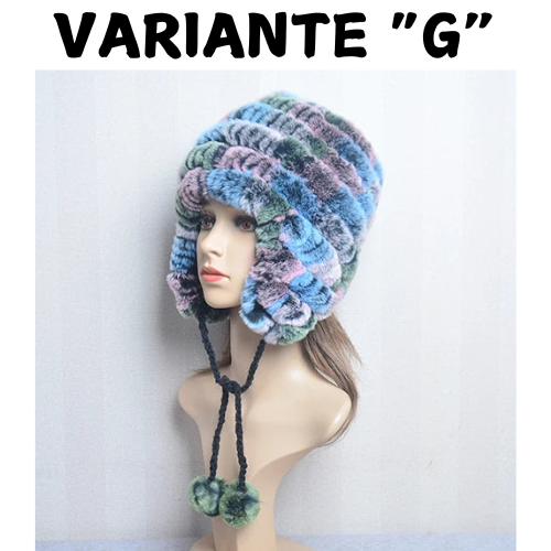 Winter Fur Caps Hats Beanies For Women Sew Stripes Real Rex Rabbit Fur Hat Cap Female Soft Warm Natural Fur Beanies Ladies