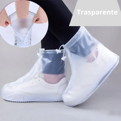 1 Pair Waterproof Shoe Covers, Non-slip Reusable Rain Snow Boot Women Men PVC Outdoor Rainy Reusable Quality Non-slip Shoe Cover