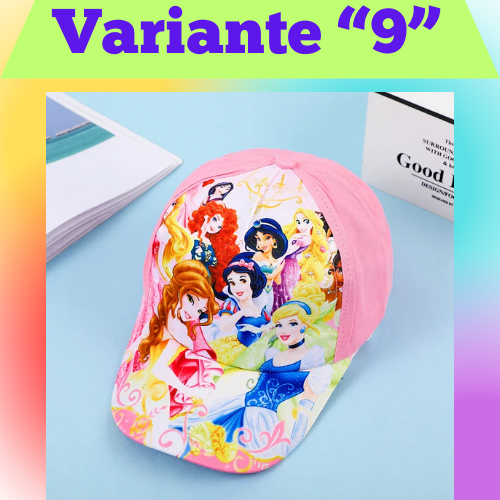 Disney New Anime Frozen Minnie Mouse Kids Brand Hat Boy Girl Travel Caps Spiderman Mickey Baby Caps Figure Gift Toys 3-8Y