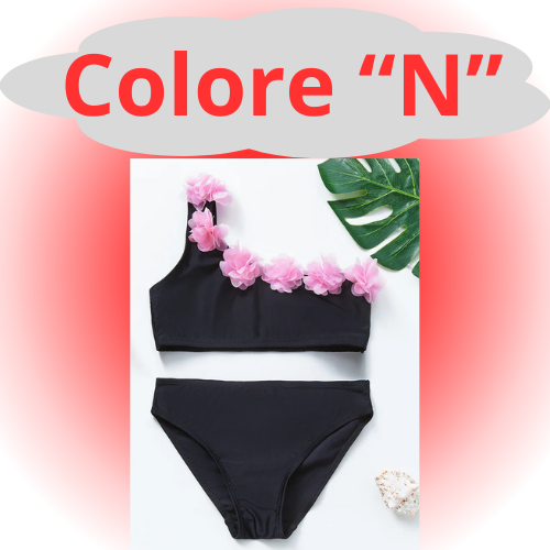 Girls Swimsuit Two Piece Hot Stamping Children's Swimwear Girls Beachwear