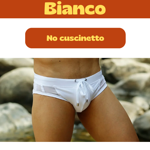 Costume Da Bagno “slip” Da Uomo. Design Moderno, Traspirante e Robusto.