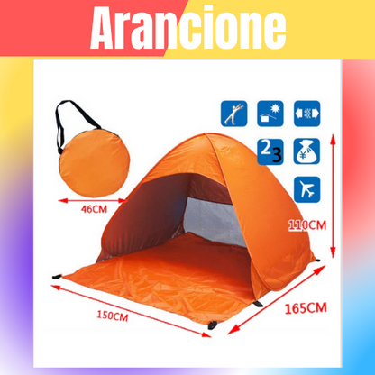 Hot Sale Quick Automatic Beach Tent Outdoor Beach Shade Sun Shelter Tent UPF50+ Portable Beach Canopy For Camping Fishing