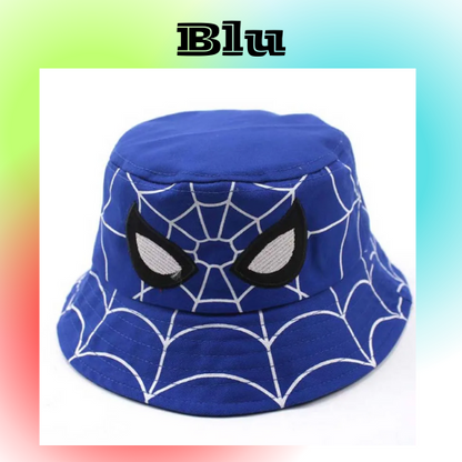 Disney Kids Caps Cartoon Spider Bucket Hats for Boys Girls Fashion Outdoor Sunscreen Fisherman Caps Children Accessories