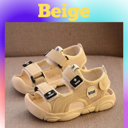 Summer new children barefoot sandals  boy soft bottom beach shoes anti-kick protection head toddler functional sandals